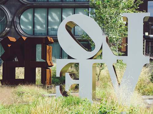 text Love freestanding decor alphabet